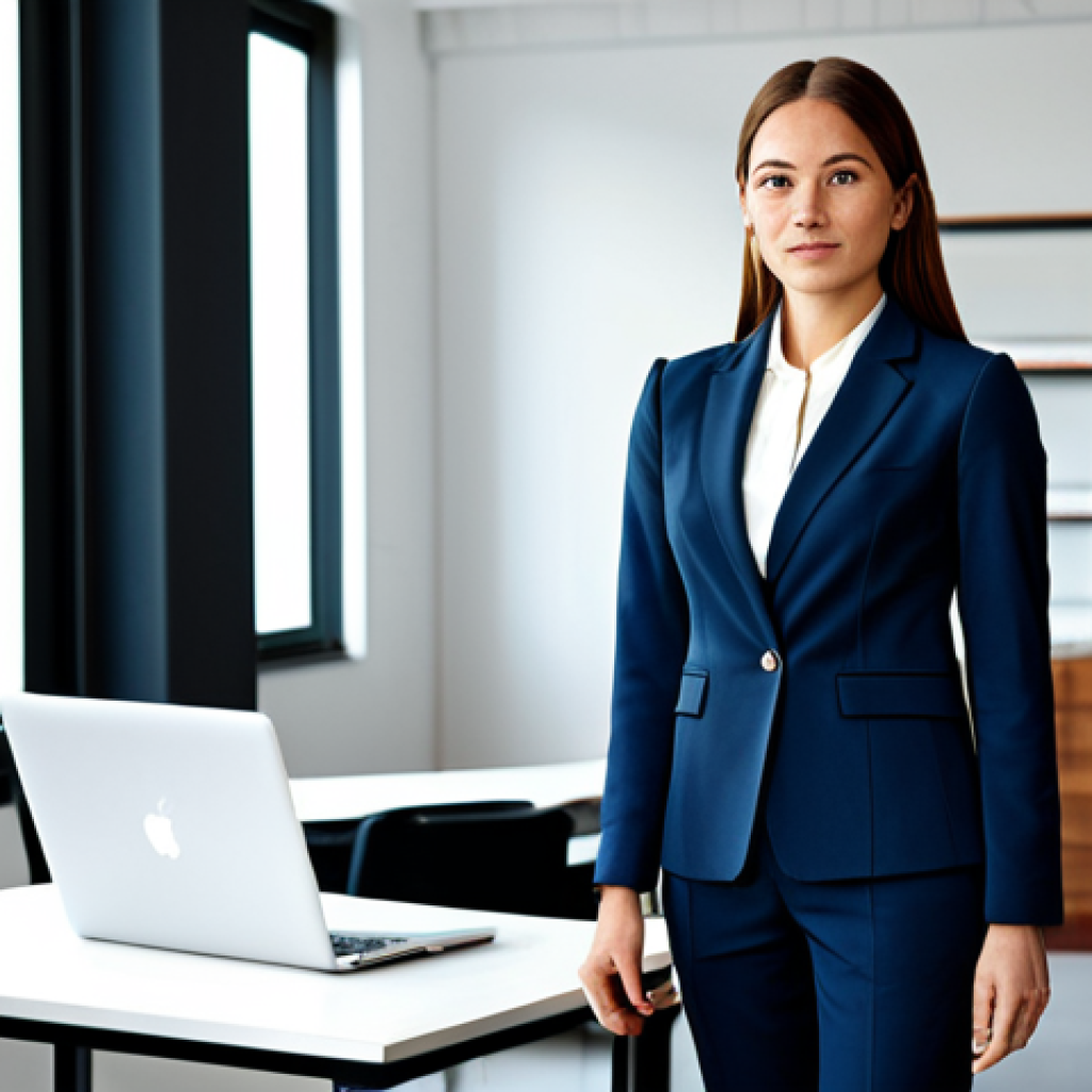 노무사 이직 성공을 위한 준비 - Successful Entrepreneur**

"A professional businesswoman in a tailored blazer and dress pants, stand...