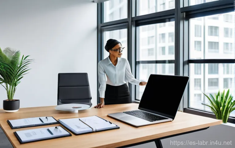 공인노무사와 자격증 활용 방법 - **Prompt: The Dynamic Hybrid Workplace – Legal Navigator**
A highly detailed, realistic illustra...