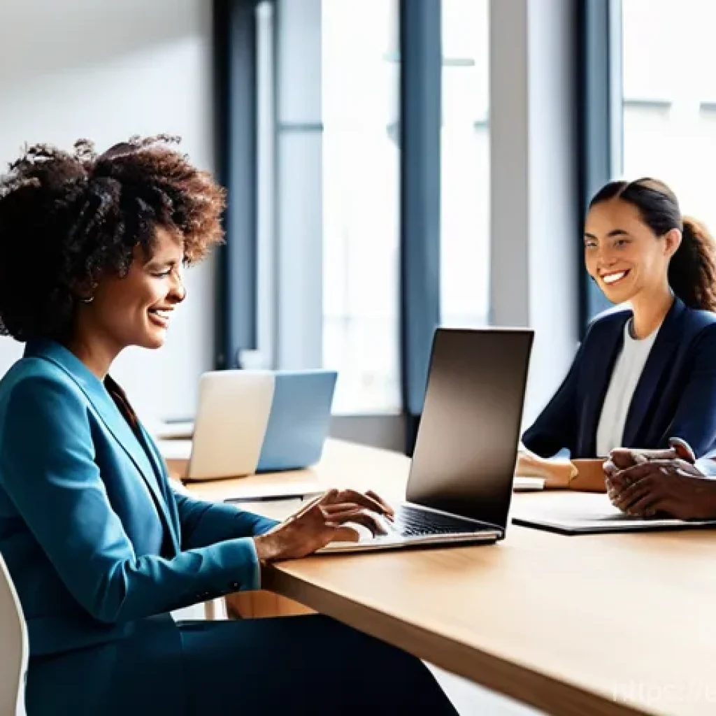 노동법을 활용한 근로자 보호 - **Prompt:** A vibrant, diverse group of adult professionals (including men and women of various ages...