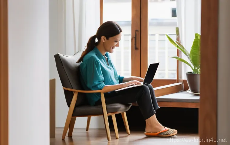 노동법 사례를 활용한 실무 준비 - **Prompt 1: Harmonious Remote Work and Family Life**
A bright, wide-angle shot of a diverse woma...