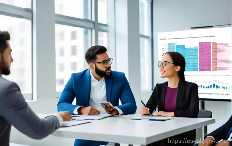 노동법 사례를 활용한 실무 준비 - **Prompt 1: Harmonious Remote Work and Family Life**
    A bright, wide-angle shot of a diverse woma...